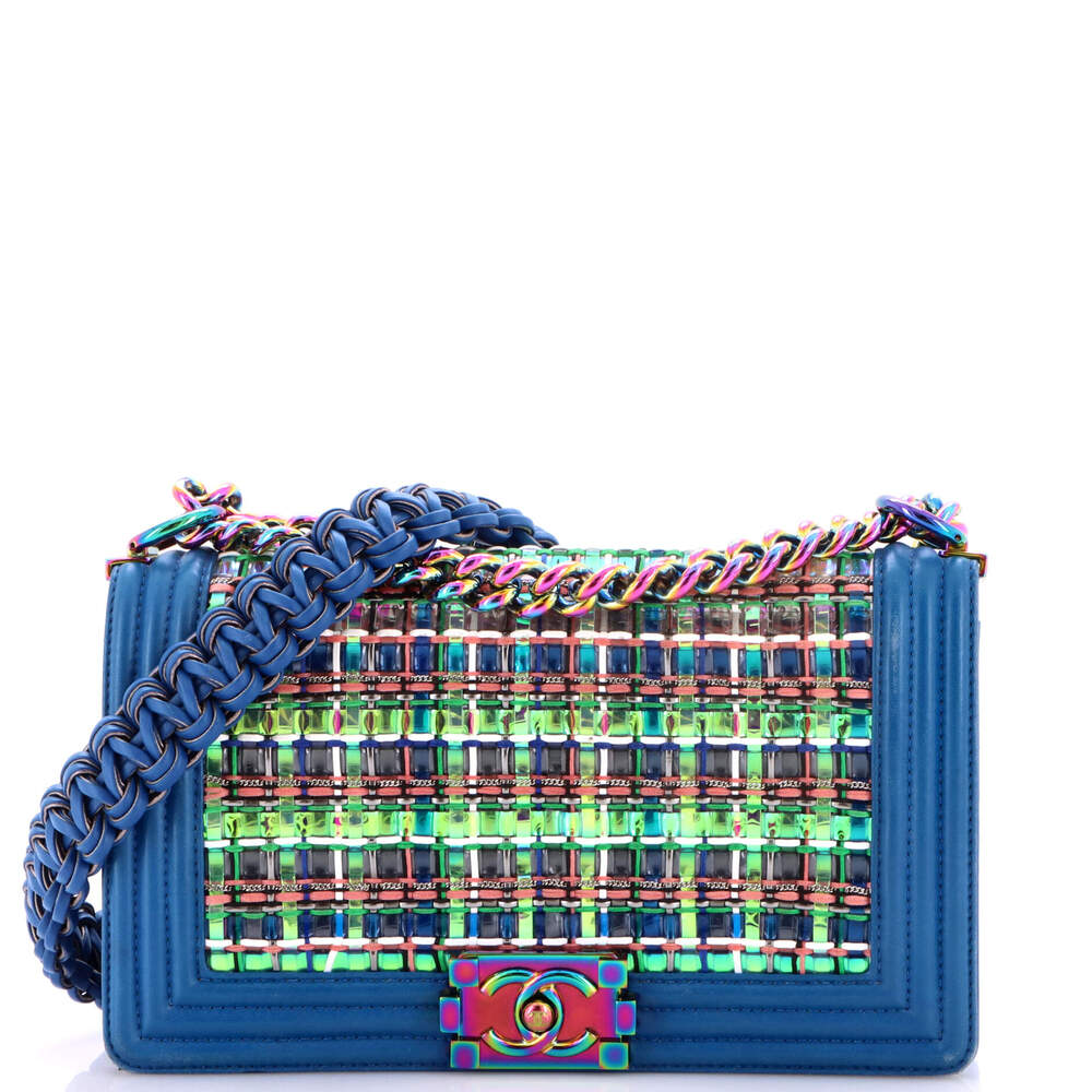 Chanel Boy Flap Bag Woven Pvc With #264230C34B
